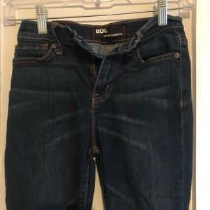 BDG Hi-Rise Cigarette Jeans - dark wash - Size 25
